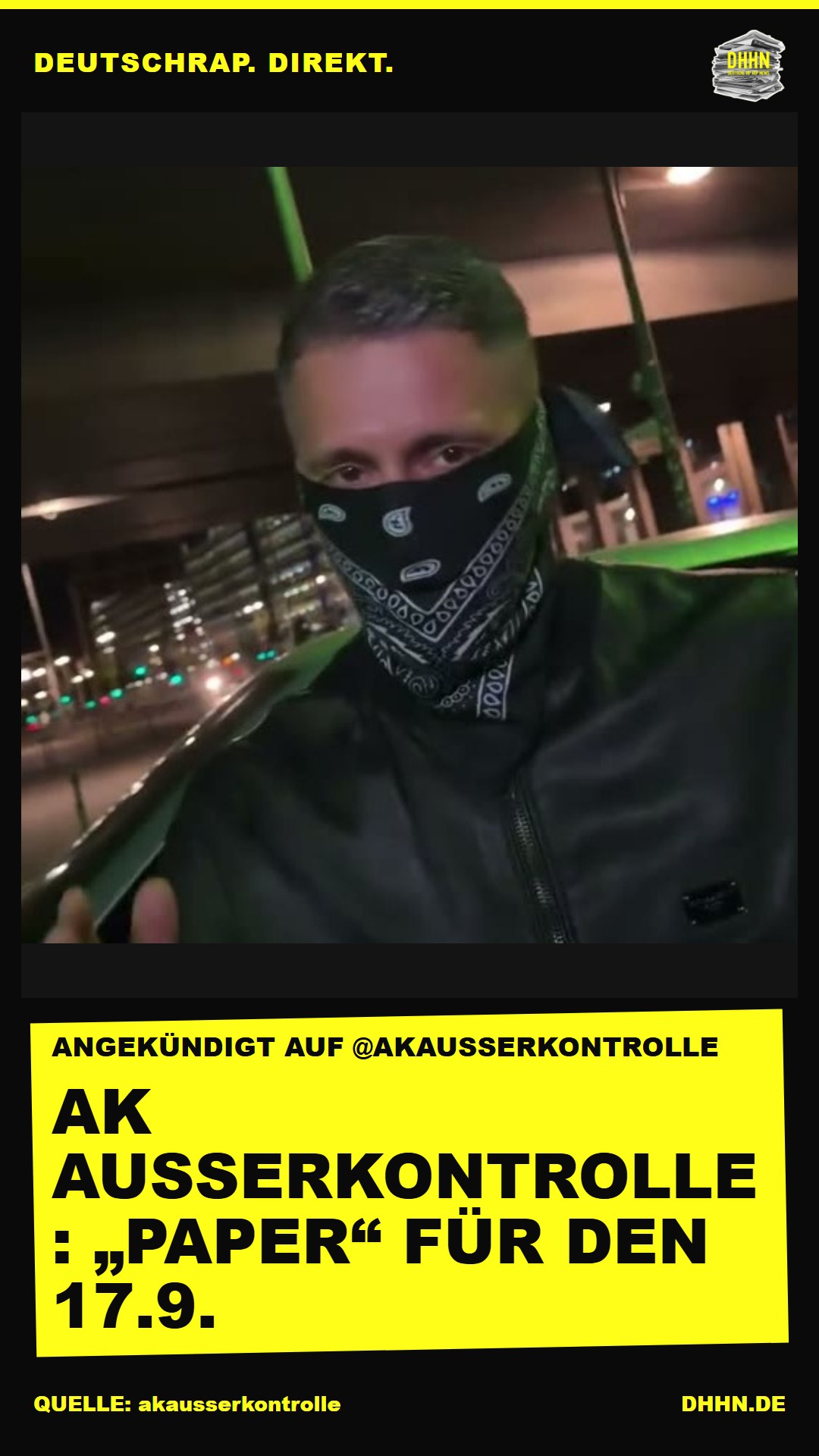 AK Ausserkontrolle kündigt „Paper“ für den 17. September an