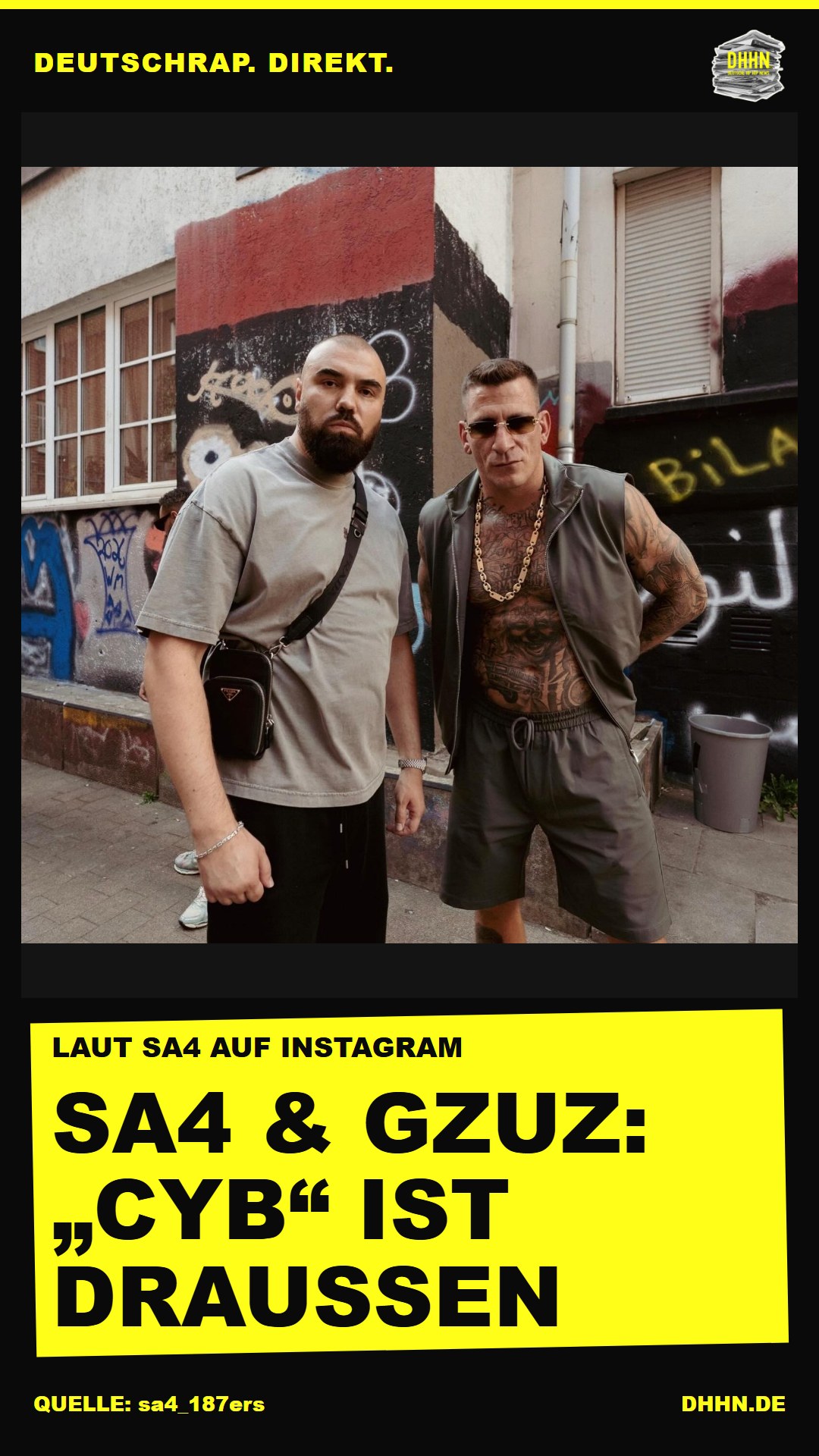 Sa4 meldet: „CYB“ mit Gzuz ist draußen